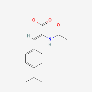 molecular formula C15H19NO3 B8060293 methyl (Z)-2-acetamido-3-(4-propan-2-ylphenyl)prop-2-enoate 