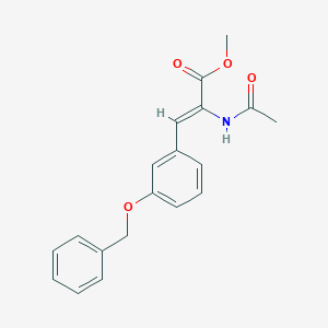 molecular formula C19H19NO4 B8060311 methyl (Z)-2-acetamido-3-(3-phenylmethoxyphenyl)prop-2-enoate 