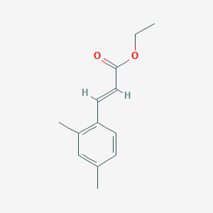 molecular formula C13H16O2 B8060496 2,4-Dimethyl-trans-cinnamic acid ethyl ester 