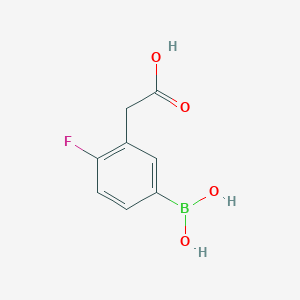 3-(Carboxymethyl)-4-fluorobenzeneboronic acid