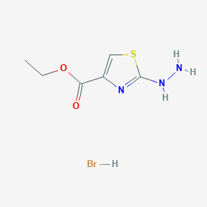 molecular formula C6H10BrN3O2S B8060626 Ethyl 2-hydrazinylthiazole-4-carboxylate hydrobromide 