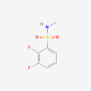 molecular formula C7H7F2NO2S B8060772 2,3-difluoro-N-methylbenzene-1-sulfonamide CAS No. 1263274-75-4