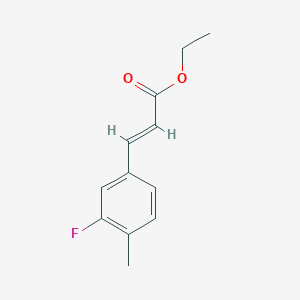 Ethyl (2E)-3-(3-fluoro-4-methylphenyl)prop-2-enoate