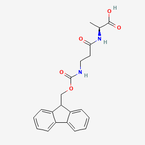 molecular formula C21H22N2O5 B8060859 Fmoc-|A-Ala-Ala-OH 