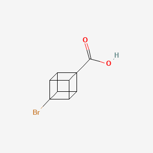 molecular formula C9H7BrO2 B8060860 4-Bromocubane-1-carboxylic acid 