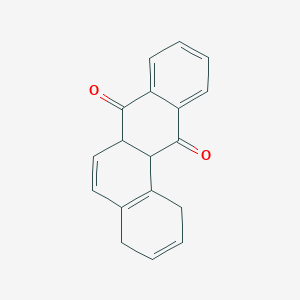 molecular formula C18H14O2 B8060916 1,4,6a,12a-Tetrahydrobenzo[a]anthracene-7,12-dione 