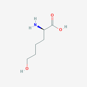 (2R)-2-amino-6-hydroxyhexanoic acid