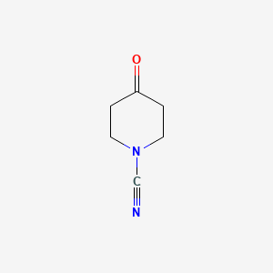 molecular formula C6H8N2O B8060926 4-Oxopiperidine-1-carbonitrile CAS No. 1642156-93-1
