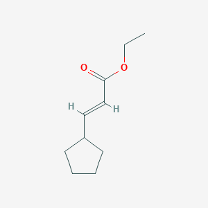 molecular formula C10H16O2 B8061000 (E)-ethyl 3-cyclopentylacrylate CAS No. 2931-23-9
