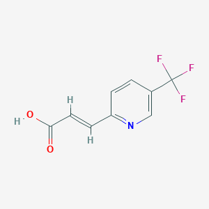 2-Propenoic acid, 3-[5-(trifluoromethyl)-2-pyridinyl]-, (2E)-