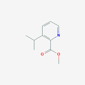 molecular formula C10H13NO2 B8061087 Methyl 3-isopropylpicolinate 