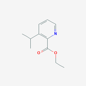 molecular formula C11H15NO2 B8061090 Ethyl 3-isopropylpicolinate 
