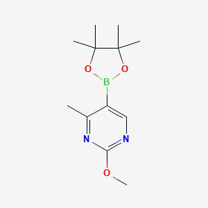 2-Methoxy-4-methyl-5-(4,4,5,5-tetramethyl-1,3,2-dioxaborolan-2-yl)pyrimidine