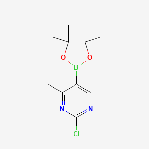 2-Chloro-4-methyl-5-(4,4,5,5-tetramethyl-1,3,2-dioxaborolan-2-yl)pyrimidine