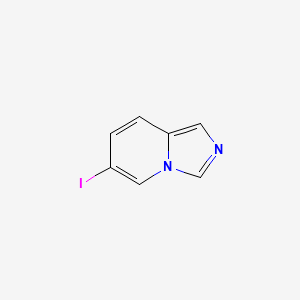 molecular formula C7H5IN2 B8061156 6-Iodoimidazo[1,5-a]pyridine 