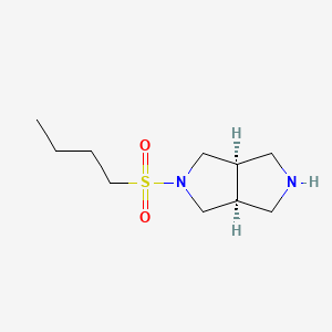 molecular formula C10H20N2O2S B8061230 (3AR,6aS)-2-(butylsulfonyl)octahydropyrrolo[3,4-c]pyrrole 
