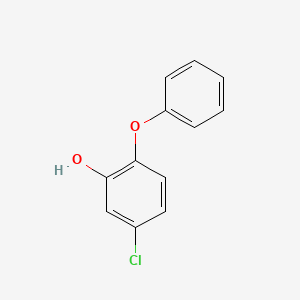 molecular formula C12H9ClO2 B8061402 5-氯-2-苯氧基苯酚 