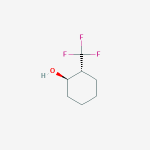 molecular formula C7H11F3O B8061429 trans-2-Trifluoromethyl-cyclohexanol 