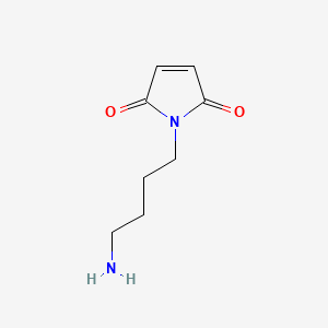 molecular formula C8H12N2O2 B8061431 N-(4-aminobutyl)maleimide 