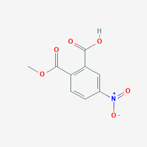 molecular formula C9H7NO6 B8061460 2-(Methoxycarbonyl)-5-nitrobenzoic acid CAS No. 90072-77-8
