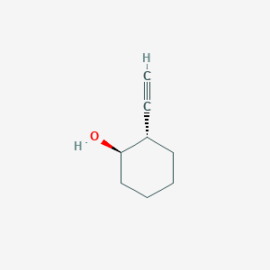molecular formula C8H12O B8061479 反式-2-乙炔基环己醇 
