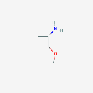 molecular formula C5H11NO B8061494 (1S, 2R)-2-Methoxy-cyclobutylamine 