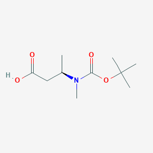 molecular formula C10H19NO4 B8061509 (R)-3-(N-Boc-N-methyl-amino)butanoic acid 