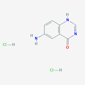 molecular formula C8H9Cl2N3O B8061585 CID 132398978 