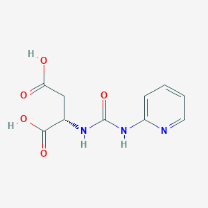 (2S)-2-(pyridin-2-ylcarbamoylamino)butanedioic acid
