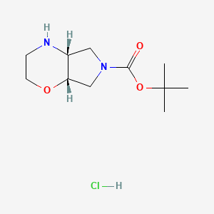 tert-Butyl (4aR,7aS)-hexahydropyrrolo[3,4-b][1,4]oxazine-6(2H)-carboxylate hydrochloride