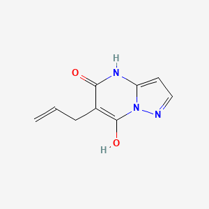 molecular formula C9H9N3O2 B8061828 6-烯丙基吡唑并[1,5-a]嘧啶-5,7-二醇 