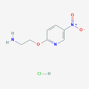 2-((5-Nitropyridin-2-yl)oxy)ethanamine hydrochloride