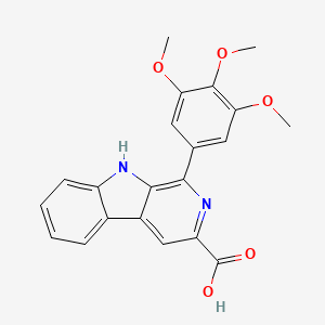 1-(3,4,5-trimethoxyphenyl)-9H-pyrido[3,4-b]indole-3-carboxylic acid