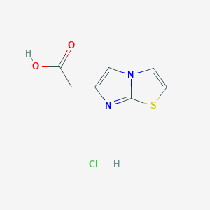 2-(Imidazo[2,1-b]thiazol-6-yl)acetic acid hydrochloride