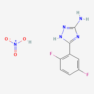5-(2,5-Difluorophenyl)-1h-1,2,4-triazol-3-amine nitrate
