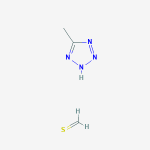 Methanethione;5-methyl-2H-tetrazole