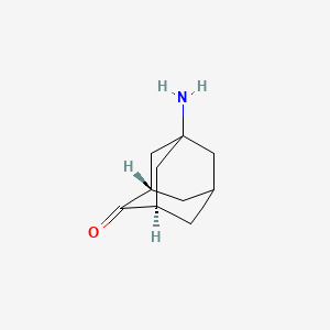 molecular formula C10H15NO B8062114 5-Aminoadamantane-2-one 