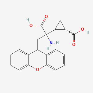 (1S,2S)-2-(1-Amino-1-carboxy-2-(9H-xanthen-9-yl)ethyl)cyclopropanecarboxylic acid