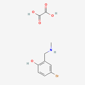 4-Bromo-2-((methylamino)methyl)phenol oxalate