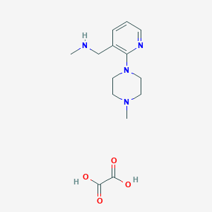 n-Methyl-1-(2-(4-methylpiperazin-1-yl)pyridin-3-yl)methanamine oxalate