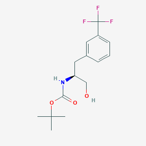 (S)-tert-Butyl 1-hydroxy-3-(3-(trifluoromethyl)phenyl)propan-2-ylcarbamate