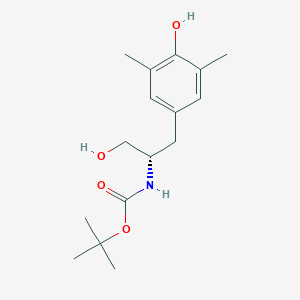 tert-butyl N-[(2S)-1-hydroxy-3-(4-hydroxy-3,5-dimethylphenyl)propan-2-yl]carbamate