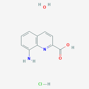 8-Amino-2-quinolinecarboxylic acid hydrochloride hydrate