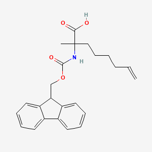 2-(9H-fluoren-9-ylmethoxycarbonylamino)-2-methyloct-7-enoic acid