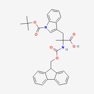 (R)-N-Fmoc-N'-Boc-alpha-Methyl pryptophan