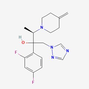 (3R)-2-(2,4-difluorophenyl)-3-(4-methylidenepiperidin-1-yl)-1-(1,2,4-triazol-1-yl)butan-2-ol