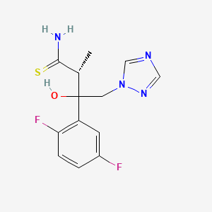(2R)-3-(2,5-difluorophenyl)-3-hydroxy-2-methyl-4-(1,2,4-triazol-1-yl)butanethioamide