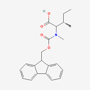 (3S)-2-[9H-fluoren-9-ylmethoxycarbonyl(methyl)amino]-3-methylpentanoic acid