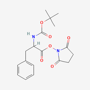 molecular formula C18H22N2O6 B8062532 Boc-DPhe-OSu CAS No. 74124-84-8