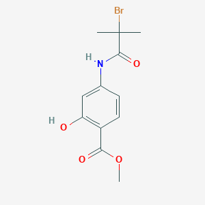Methyl 4-[(2-bromo-2-methylpropanoyl)amino]-2-hydroxybenzoate